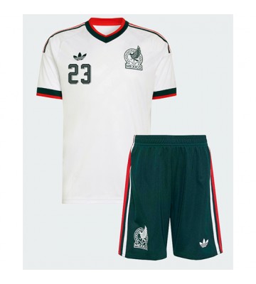 Mexico Jesus Gallardo #23 Udebanetrøje Børn VM 2026 Kortærmet (+ Korte bukser)